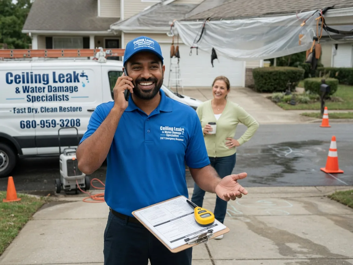 Ceiling Leak Cleanup San Marcos, TX FAQs